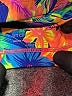 Stone Fox Swim Tropical Blue Swimsuit Top Size L - photo 3