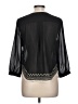 Monteau 100% Polyester Black 3/4 Sleeve Blouse Size L - photo 2