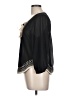 Monteau 100% Polyester Black 3/4 Sleeve Blouse Size L - photo 5