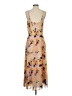 Chelsea28 100% Polyester Print Tan Cocktail Dress Size S - photo 2