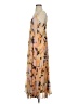 Chelsea28 100% Polyester Print Tan Cocktail Dress Size S - photo 5