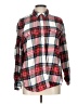 Old Navy 100% Cotton Plaid Red Long Sleeve Button-Down Shirt Size L - photo 1