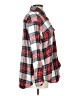 Old Navy 100% Cotton Plaid Red Long Sleeve Button-Down Shirt Size L - photo 4