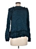 Amadi 100% Rayon Teal Long Sleeve Blouse Size M - photo 2