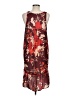 Tiny 100% Polyester Print Burgundy Casual Dress Size M - photo 2