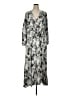 Assorted Brands Print Silver Casual Dress Size XL - photo 1