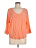 Splendid Orange 3/4 Sleeve Top Size M - photo 1