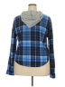 No Boundaries Plaid Blue Cardigan Size XXL - photo 2