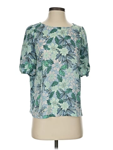 Ann Taylor LOFT Short Sleeve Blouse (view 1)