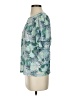Ann Taylor LOFT 100% Polyester Green Short Sleeve Blouse Size S - photo 5