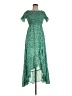 Lulus Paisley Green Casual Dress Size M - photo 1