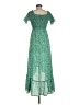 Lulus Paisley Green Casual Dress Size M - photo 2