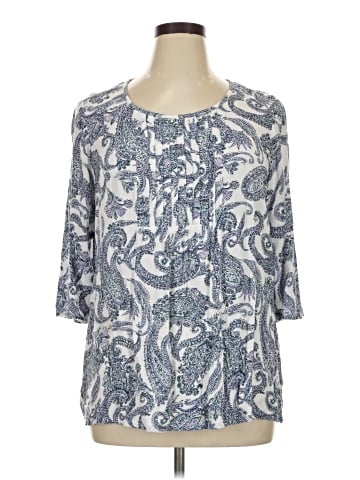 Croft & Barrow 3/4 Sleeve Blouse (view 1)