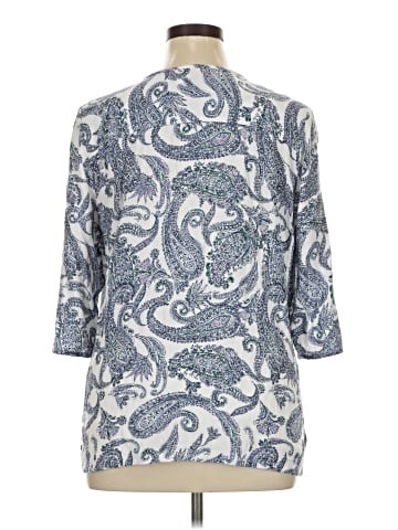 Croft & Barrow 3/4 Sleeve Blouse (view 2)