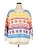 Old Navy Print White Pullover Sweater Size 2X - photo 1