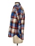 J.Crew 100% Cotton Plaid Multi Color Blue Long Sleeve Button-Down Shirt Size 0 (petite) - photo 5