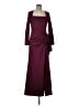 Xscape Burgundy Cocktail Dress Size 10 - photo 1