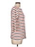 L.L.Bean 100% Cotton Stripes Blue Orange Pullover Sweater Size L - photo 4