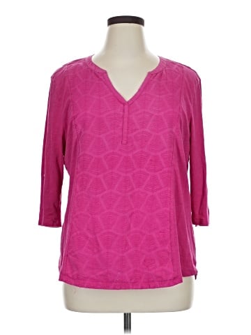 SONOMA life + style 3/4 Sleeve Top (view 1)