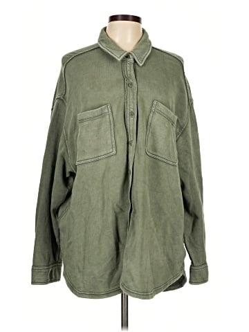 Aerie Long Sleeve Button-Down Shirt (view 1)
