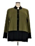misook 100% Acrylic Green Cardigan Size 2X - photo 1