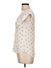 Ann Taylor LOFT Ivory Short Sleeve Top Size L - photo 5
