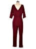 Alexia Admor Solid Burgundy Jumpsuit Size M - photo 2
