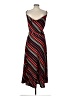 DKNY 100% Polyester Stripes Black Casual Dress Size 10 - photo 2