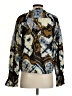 Othilia 100% Cotton Tie-dye Blue Long Sleeve Blouse Size S - photo 2