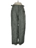 Athleta 100% Linen Chevron-herringbone Green Linen Pants Size 0 - photo 1