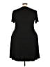 Assorted Brands Solid Black Casual Dress Size 3X - photo 2
