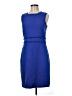 J.Crew 100% Polyester Blue Casual Dress Size 8 - photo 1