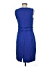 J.Crew 100% Polyester Blue Casual Dress Size 8 - photo 2