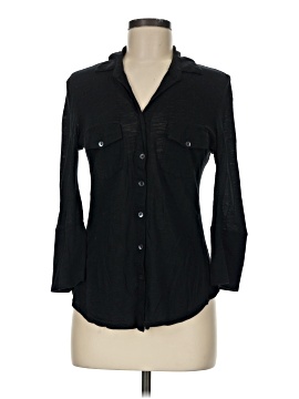 James Perse 3/4 Sleeve Button Down Shirt