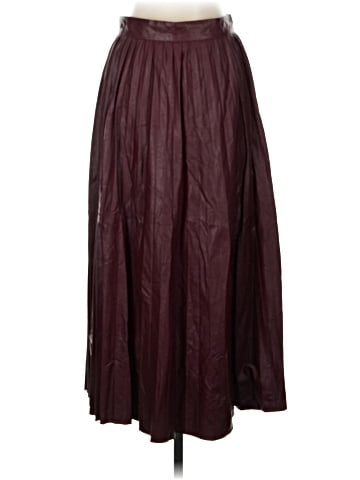 Zara Faux Leather Skirt (view 2)