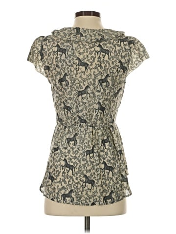 Vanessa Virginia Short Sleeve Silk Top (view 2)