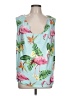 Onque Casuals Teal Sleeveless Blouse Size L - photo 1