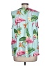 Onque Casuals Teal Sleeveless Blouse Size L - photo 2