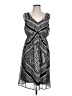 Mossimo Graphic Gray Black Casual Dress Size L - photo 1