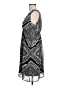 Mossimo Graphic Gray Black Casual Dress Size L - photo 5