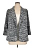 Skies Are Blue Chevron-herringbone Gray Blazer Size 1X - photo 1