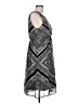 Mossimo Graphic Gray Black Casual Dress Size L - photo 4