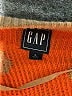 Gap Polka Dots Orange Pullover Sweater Size L - photo 7