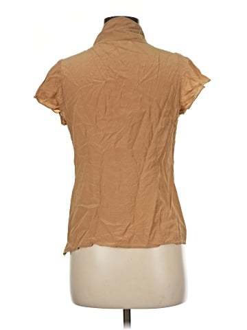 St. John Short Sleeve Silk Top (view 2)