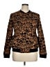 Trouve Animal Print Brown Jacket Size XL - photo 1