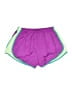 Nike 100% Polyester Color Block Purple Athletic Shorts Size M - photo 1