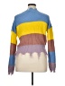 Full Circle Trends With Love 100% Acrylic Color Block Blue Pullover Sweater Size XL - photo 2