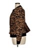 Trouve Animal Print Brown Jacket Size XL - photo 5