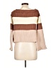 Lulus Color Block Tan Pullover Sweater Size L - photo 2