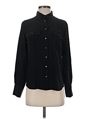 J.Crew Long Sleeve Silk Top (view 1)